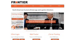 Desktop Screenshot of frontierscs.com