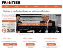 Tablet Screenshot of frontierscs.com
